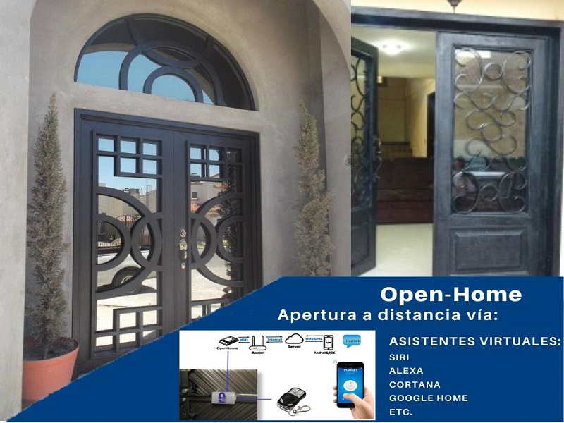 Modulo Open Home: convierte su chapa normal en eléctronica y se integra al Internet de las Cosas, podiendo abrir vía app, asistentes virtuales e internet